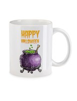 Pixel Happy Halloween Kaffeetasse Gamer Gaming Geek Nerd Fun Hexe Hexenkessel