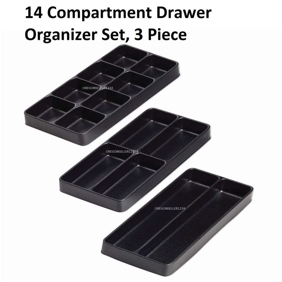 Tool Box Drawer Organizer Tray Set Perfect for Tool Chest Cart Cabinet, Hardware - Image 3 of 3
