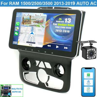 ANDROID 13 CARPLAY RADIO STEREO GPS FOR DODGE RAM 1500 2500 3500 2013-19 Auto AC