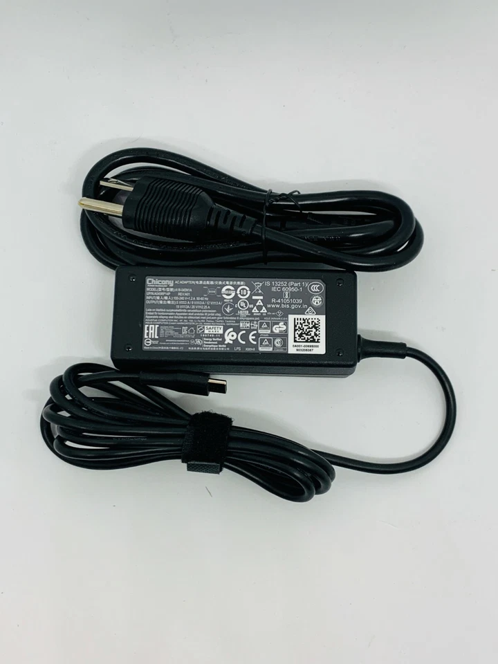 NEW 45W USB-C AC Power Adapter Charger Acer Chromebook R13 CB5-312T-K5X4 - Image 3 of 3