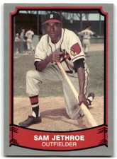 1989 PACIFIC LEGENDS II SAM JETHROE BOSTON BRAVES #206