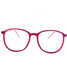 Vintage Rembrand By Rem Eyeglasses Red Torino Rasberry Full Rim 51-20 140 mm