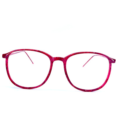 Vintage Rembrand By Rem Eyeglasses Red Torino Rasberry Full Rim 51-20 140 mm
