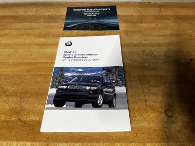 2001 BMW E53 X5 Owner's Manual Set W/Case | eBay