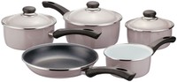 Judge Flora Enamel Saucepan Set 5 Piece Judge Flora Enamel Saucepan Set 5 Piece