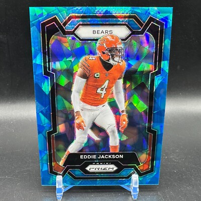 Eddie Jackson Blue Ice Prizm /99 2023 Panini Prizm #52 Chicago Bears