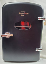Koolatron Retro Portable Mini Fridge 4 Liter/6 Can AC/DC Thermoelectric Cooler.