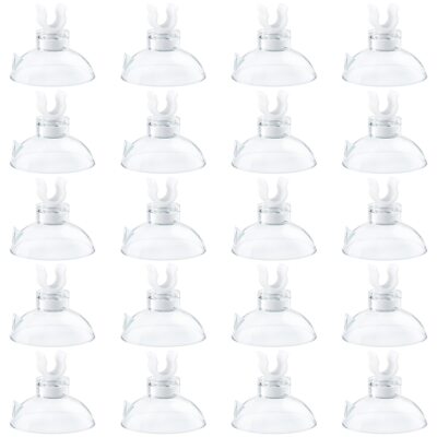 20PCS Aquarium Suction Cups Pump Tubing Airline Tube Holder Clips