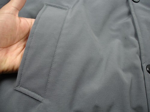 Men's L Michael Kors Gray Puffer Jacket Coat Parka Faux Fur Trimmed Hood Bomber - Picture 11 of 24