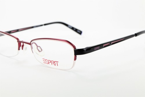 ESPRIT ET17372 531 Red 46-18-135 Frames Half Rim Flex Hinges with Case G298 - Picture 7 of 12