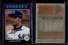 2024 Topps Heritage Purple Refractor Hot Box #143 Juan Soto