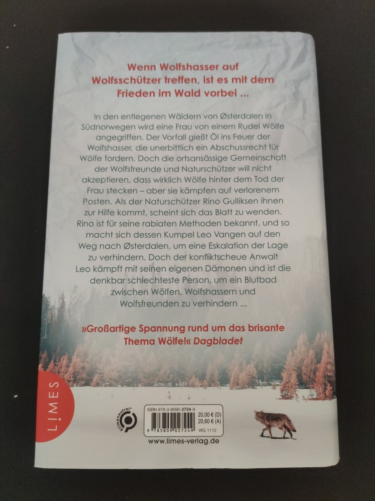 Thumbnail - Der Böse Wolf Von Østerdalen Von Lars Lenth (2021, Gebundene Ausgabe)