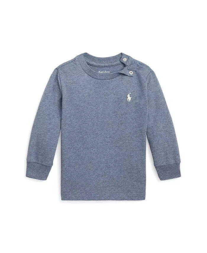 Baby boy long top sleeve ralph lauren