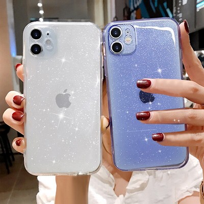 Bling Glitter Case For Iphone 11 Pro Max 7 8 Xr X Xs Clear Soft Phone Case Cover Ebay