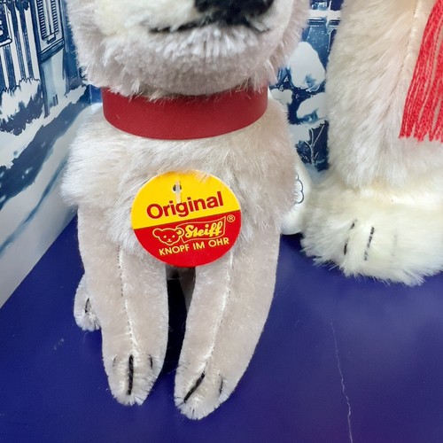 Vintage Steiff Polar Bear and Wolf Set Mohair Jointed Wolff Rare Ltd. Ed. W/COA - Picture 9 of 14