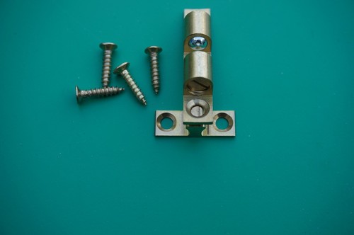 2 SIZES LATCH EACH SOLD IN 10 LOTS ADJUSTABLE BALL CATCH SOLID BRASS - Picture 8 of 19
