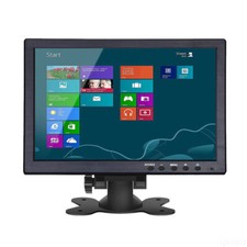 Portable Monitor 10 inch LCD Display Screen with AV VGA HDMI Input for PC DSLR