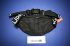 Sac bandoulière taille noire Supreme SS18 Fanny boîte de voyage logo