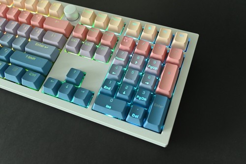 Backlit Pastel Rainbow Gradient Side Print Keycap Set | Mechanical Keyboard - Picture 18 of 19