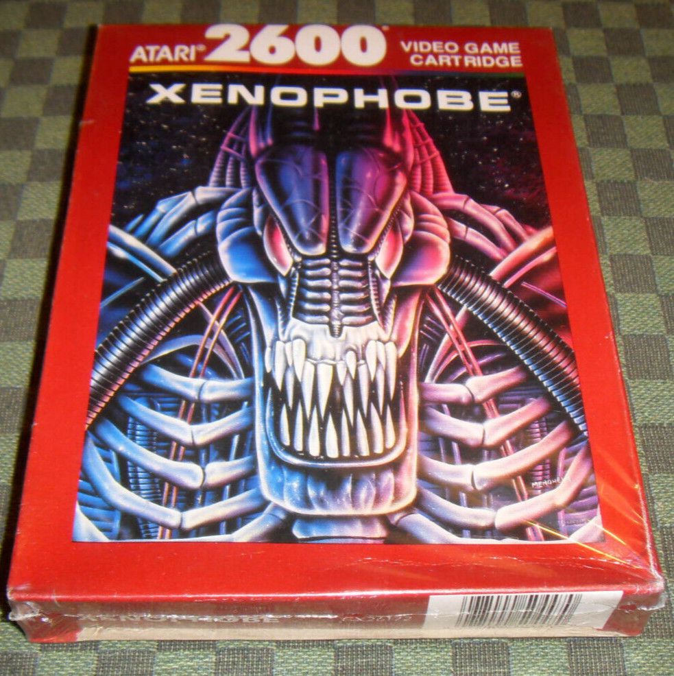 SEALED NEUF : Xenophobe - en boite et notice - Atari 2600 style Alien blister