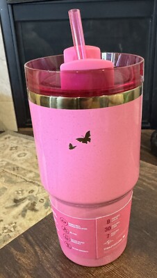 Stanley X Wicked 20oz Glinda Tumbler Target Sparkly Pink In Hand