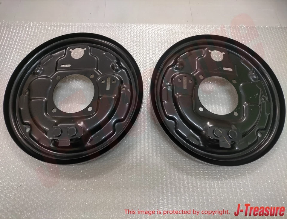 Juego de placa de respaldo de freno trasero derecha e izquierda genuina Toyota 4runner RN10# 85-95 OEM Foto 2 de 4