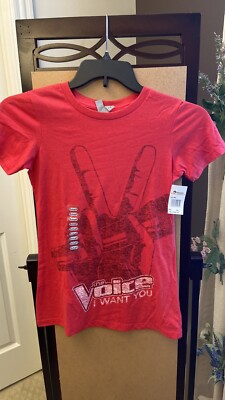 NWT NBC The Voice Tshirt Jrs S
