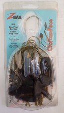 Z Man ChatterFrog 8/0 Big Fish Series Two Frog Leg Trailers Grn Pumpk/Grn Camo