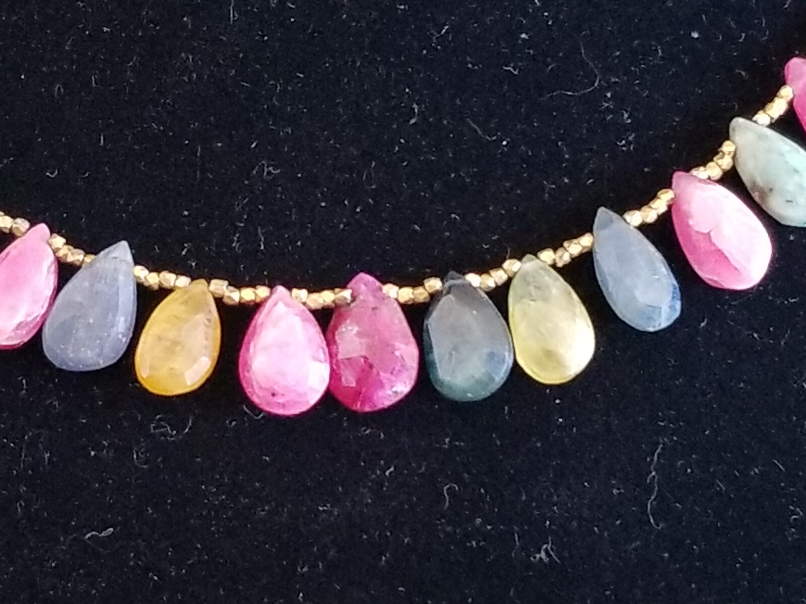 STERLING SILVER MULTI COLORED SAPPHIRES, RUBIES A… - image 9