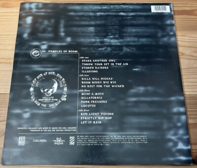 Cypress Hill III Temples Of Boom 2LP Vinyl 1995 US Original