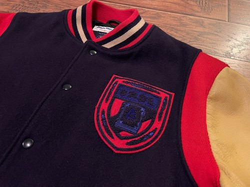Rare Bape A Bathing Ape X Ebbets Field Flannels Varsity Jacket Nigo USA made XL - Picture 3 of 15