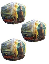 Face Mask Washable Reusable Adult Unisex Virgen and Juan Diego Design 3 Pack