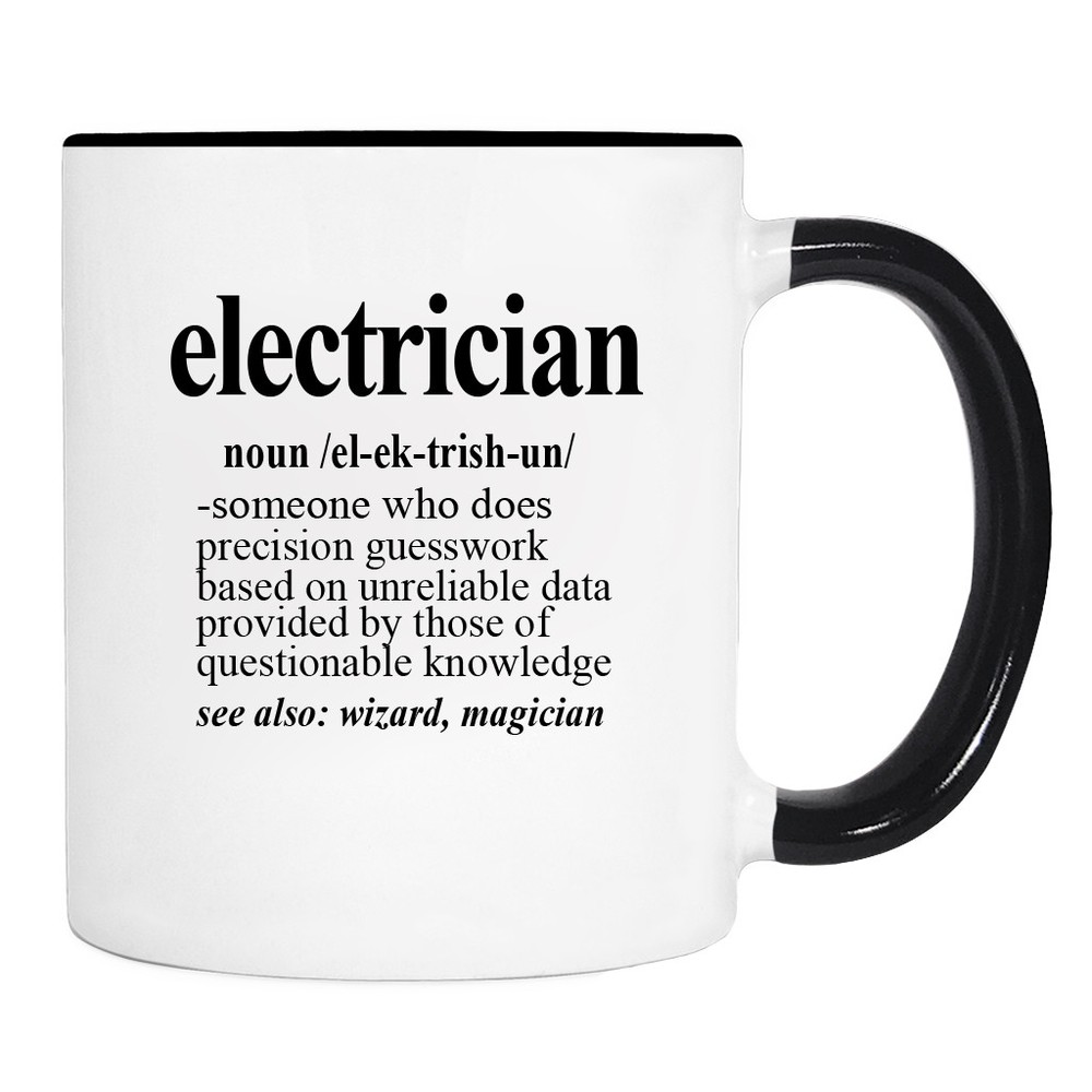 Electrician Gift Mug 11oz Funny Coffee Cup for Electricians
