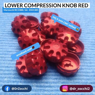 Dr-Zocchi's Marzocchi RC3 66/888 Lower Compr. red Knob - 8501385 (2006+)   