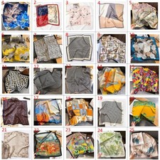 2025 100 Mulberry Silk 26 Square Scarf Women Neckerchief Wrap silk square scarf