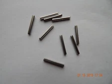 STAINLESS STEEL ROLL PINS 1/8 x 1" . 18-8.  12 PCS. NEW
