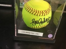 Jennie Finch Autographed Softball, USA Softball