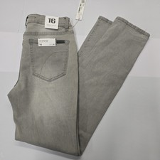 Joe's Jeans Kids Brixton 1446 Straight Narrow Grey Denim Pants Size 16 NWT