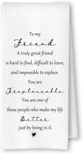 Friend Gifts Kitchen Towels, Friendship Gifts for Women Dish Tea Towels for Kitc