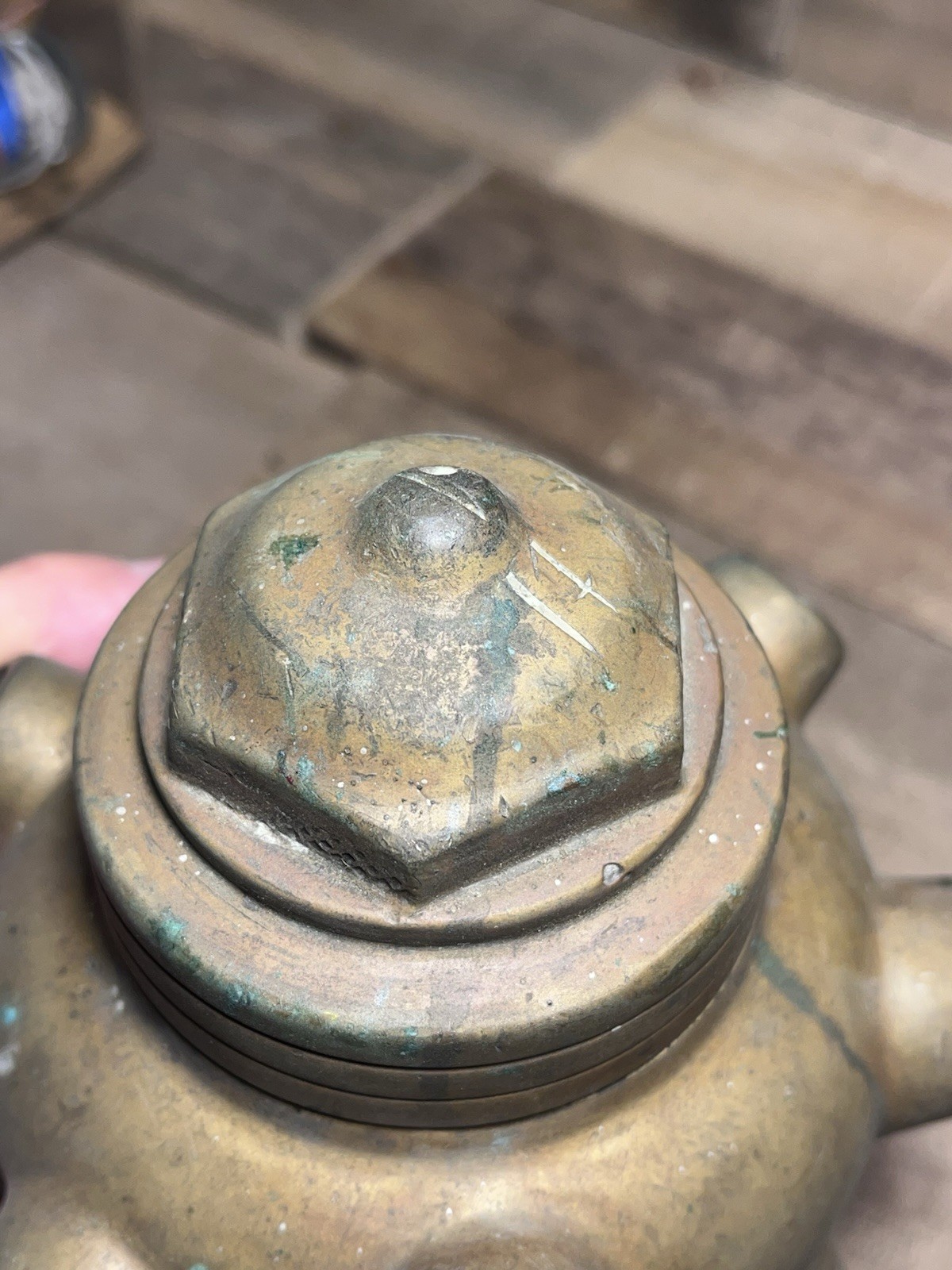 Vintage Brass Bresnan Cellar Distributor Fire Hose 3” Nozzle Basement