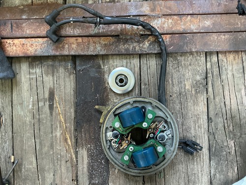 Evinrude Johnson FD21R mag ignition throttle plate assembly 18 20 H P