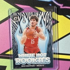 2024-25 Panini Donruss Optic Reed Sheppard White Hot Rookies Houston Rockets