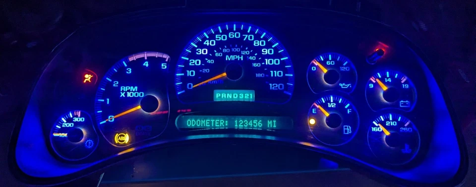 03-05 Silverado, Sierra Diesel Velocímetro Calibre Cluster, Reman, 1 Año de Garantía Foto 2 de 3