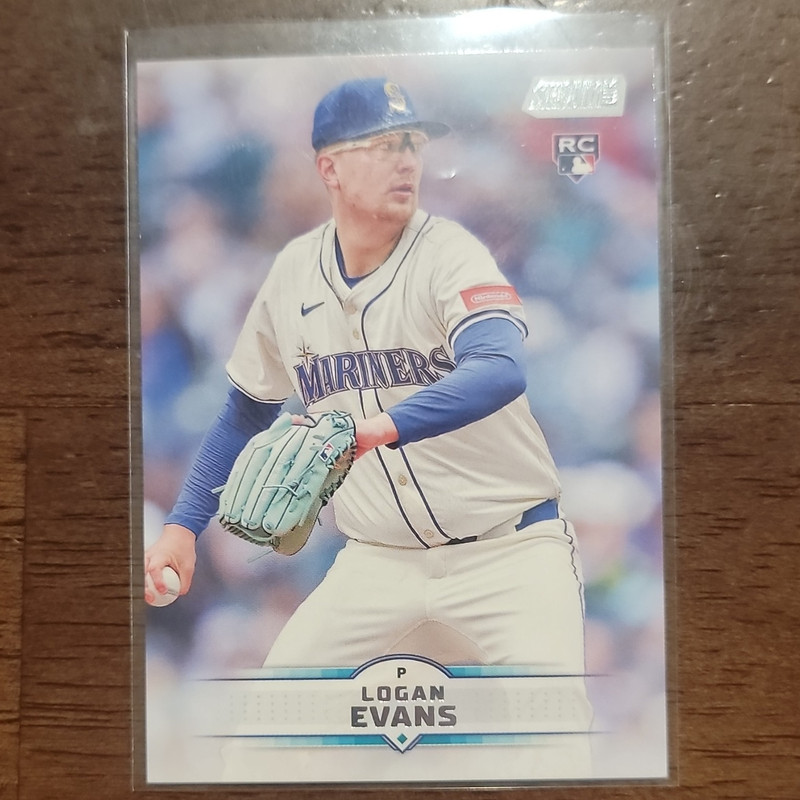 Topps 2025 Stadium Club Logan Evans Seattle Mariners RC Rookie #52 MLB