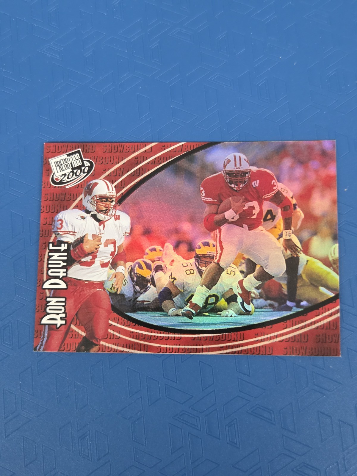 Ron Dayne Press Pass Showbound #SB7 Base