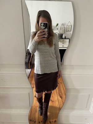 Light Grey V Neck Sweater By H&M - Size XS