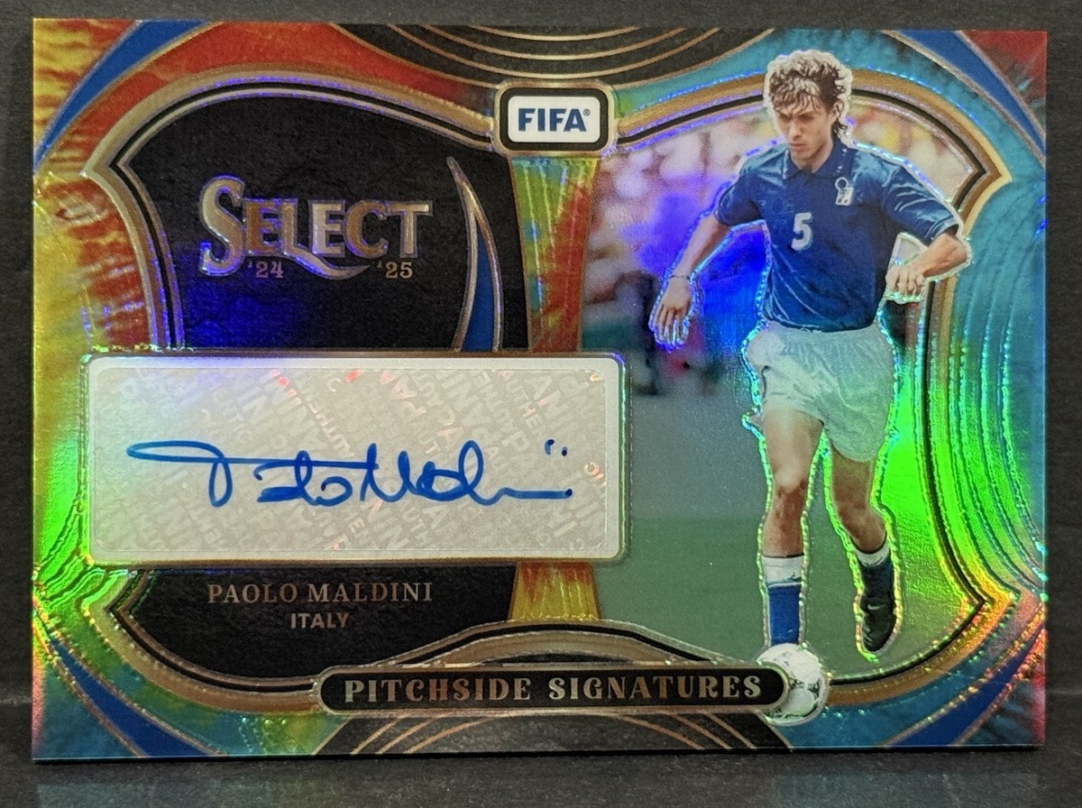 2024-25 Panini Select FIFA Italy Paolo Maldini Pitchside