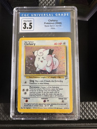 Clefairy graded CGC 3.5 for sale on eBay