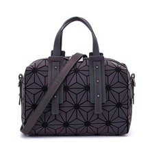 Women's Geometric Pillow Bag Black Shoulder Crossbody Satchel Handbag Purse