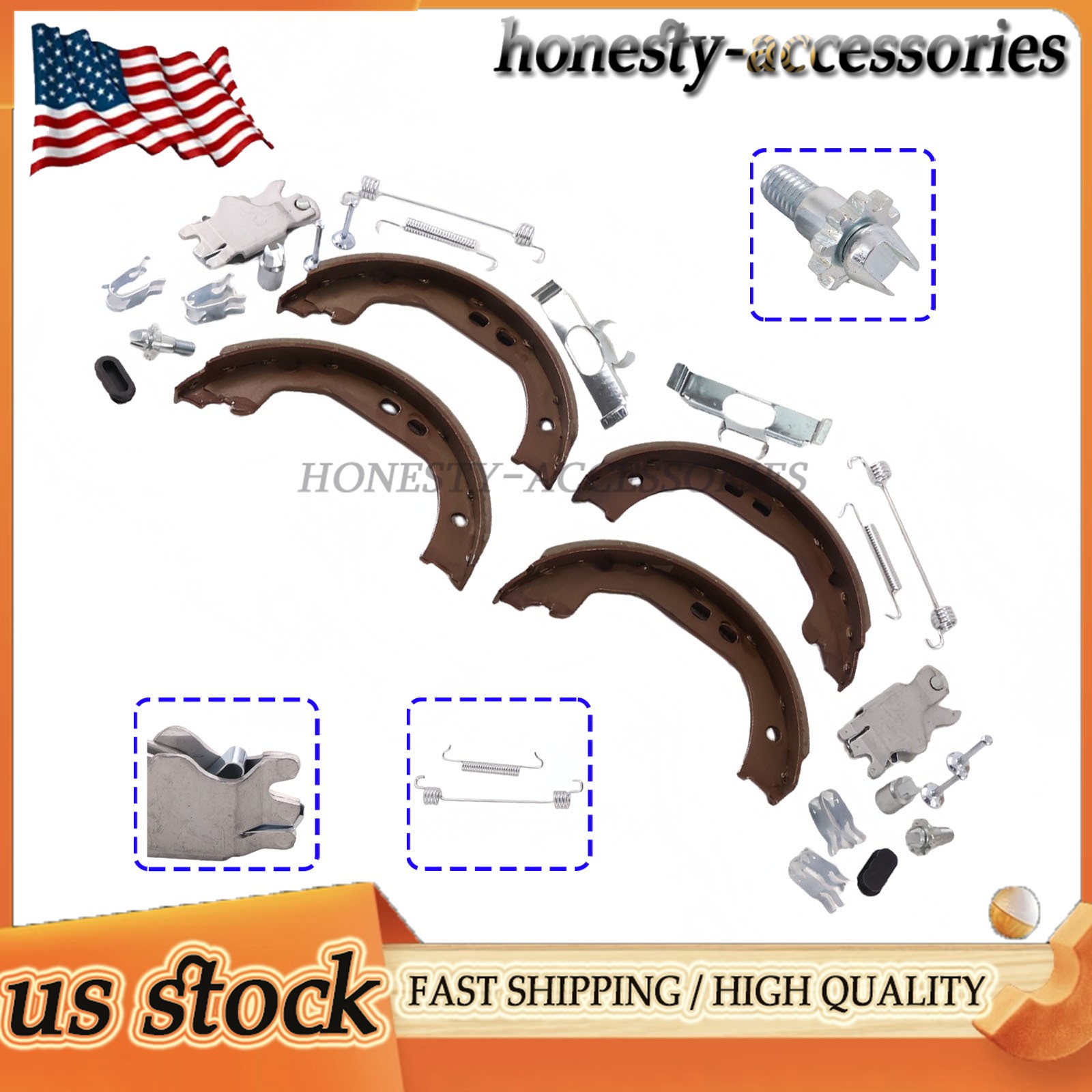 Maserati Ghibli 2014-2016 Parking brake shoe